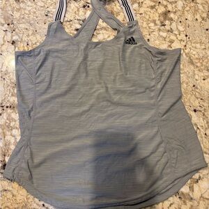 Adidas Gray Athletic Tank Top